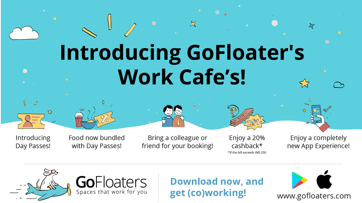 GoFloaters introduces Work Cafes!